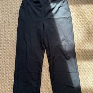 Wide Leg Black Trousers